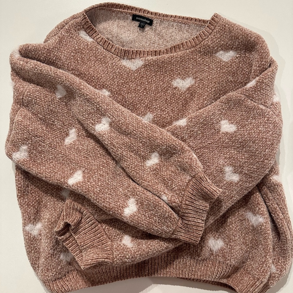 Mittishop boutique hearts sweatshirt